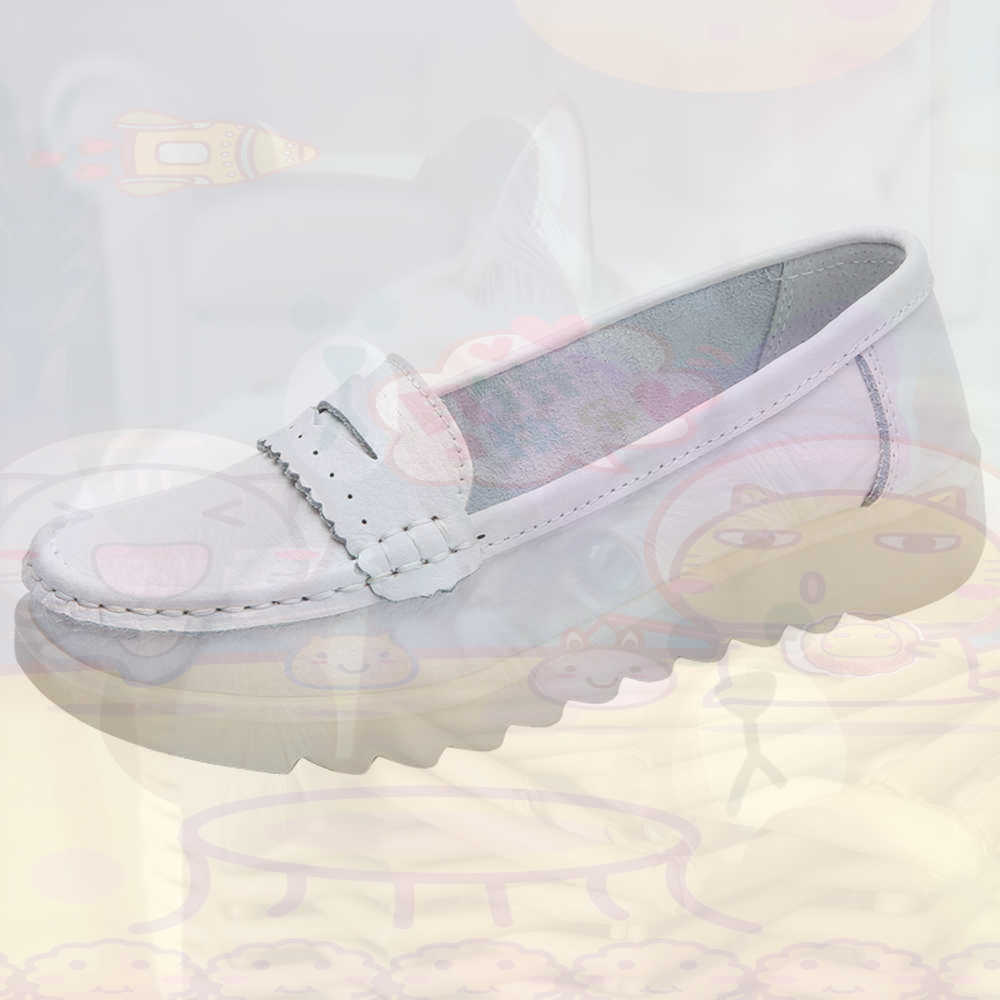 Vintage Fashion Resale - Mocassin Rijden Tienersneakers Skateboarden Damesschoenen Zilver