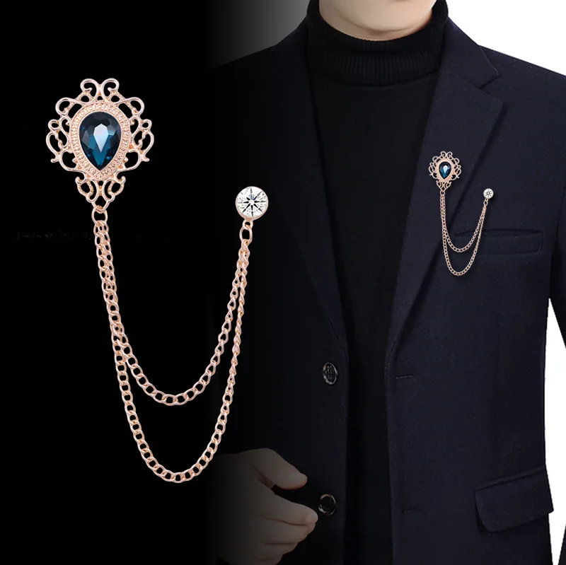 Vintage Fashion Jewelry - Nieuwe Vintage Kwastje Ketting Strass Kristal