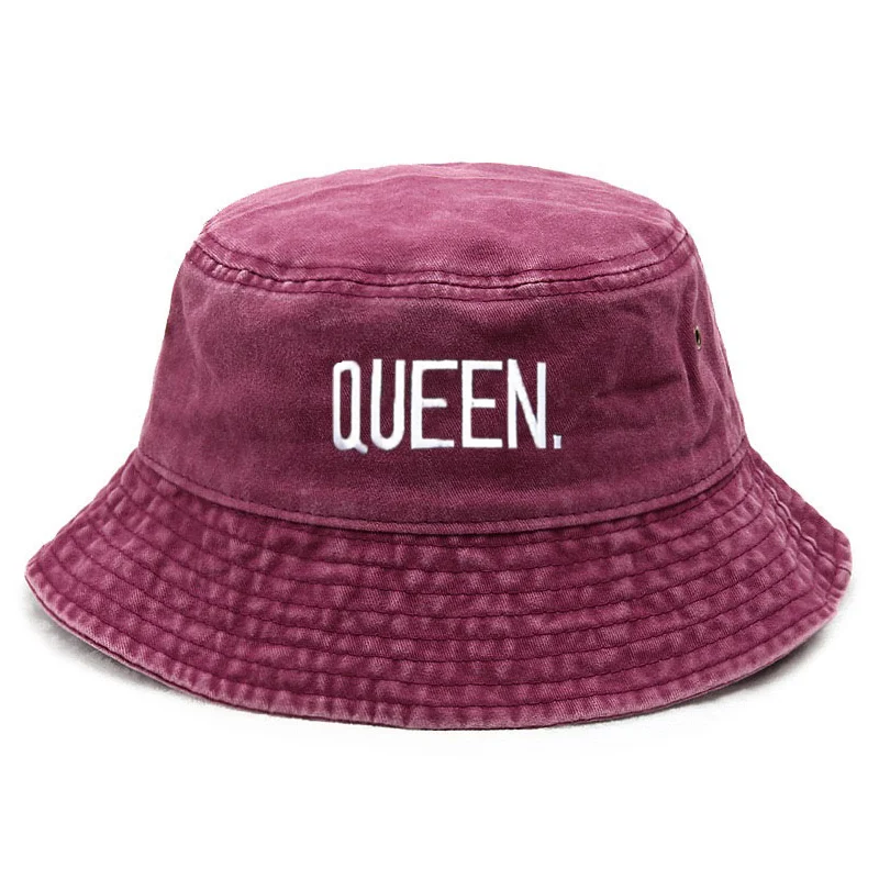 Vintage Outdoor Fashion - Aanpassen Koningin Gewassen Vintage Emmer Hoed