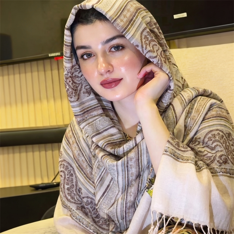 Vintage Outdoor Fashion - Vintage Paisley Print Hijab Mode Sjaal