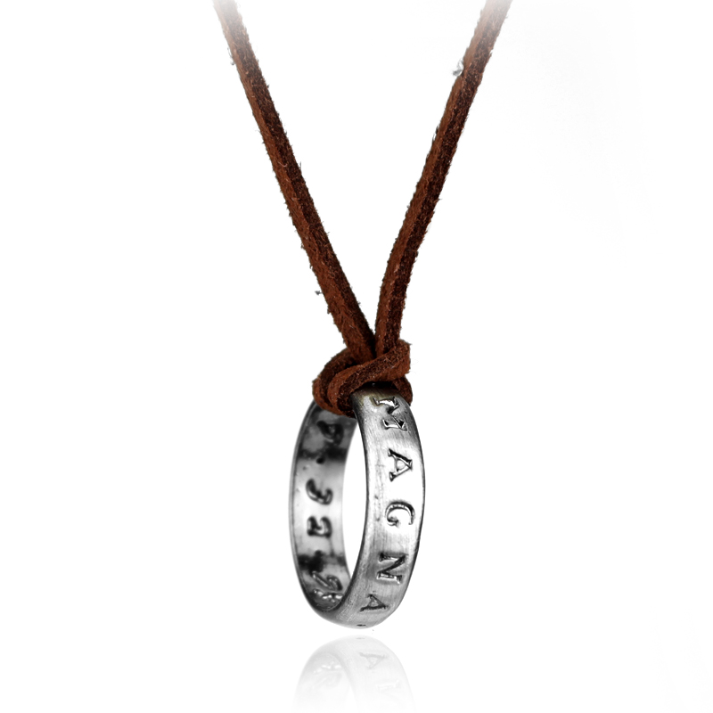 Vintage Fashion Jewelry - Game Anime Lederen Ketting Ring Ketting