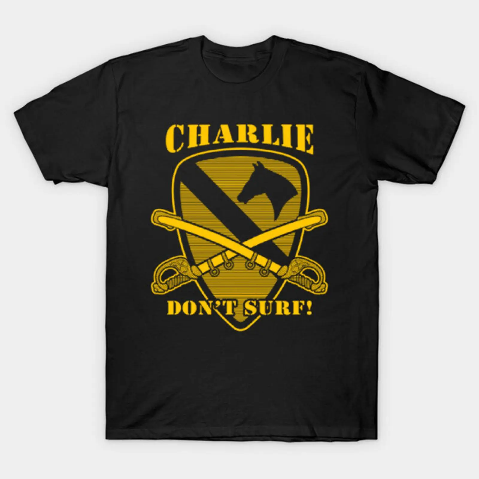 Vintage Fashion Now - Apocalypse Now quote Charlie surft niet