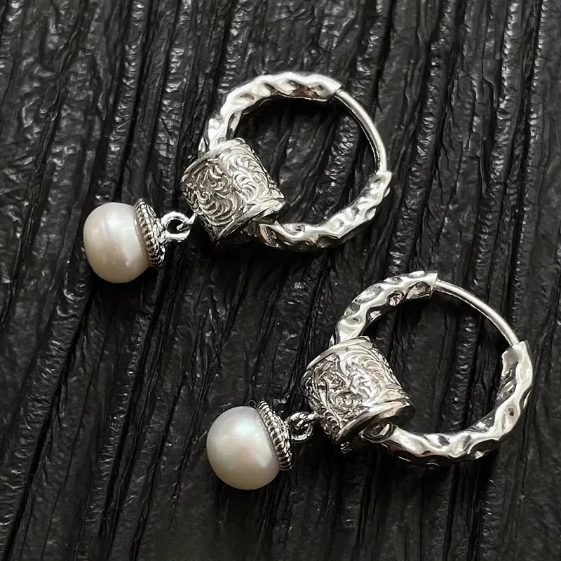 Vintage Fashion Wholesale - Nieuwe Trendy 925 Zilveren Oorbellen Hoepel