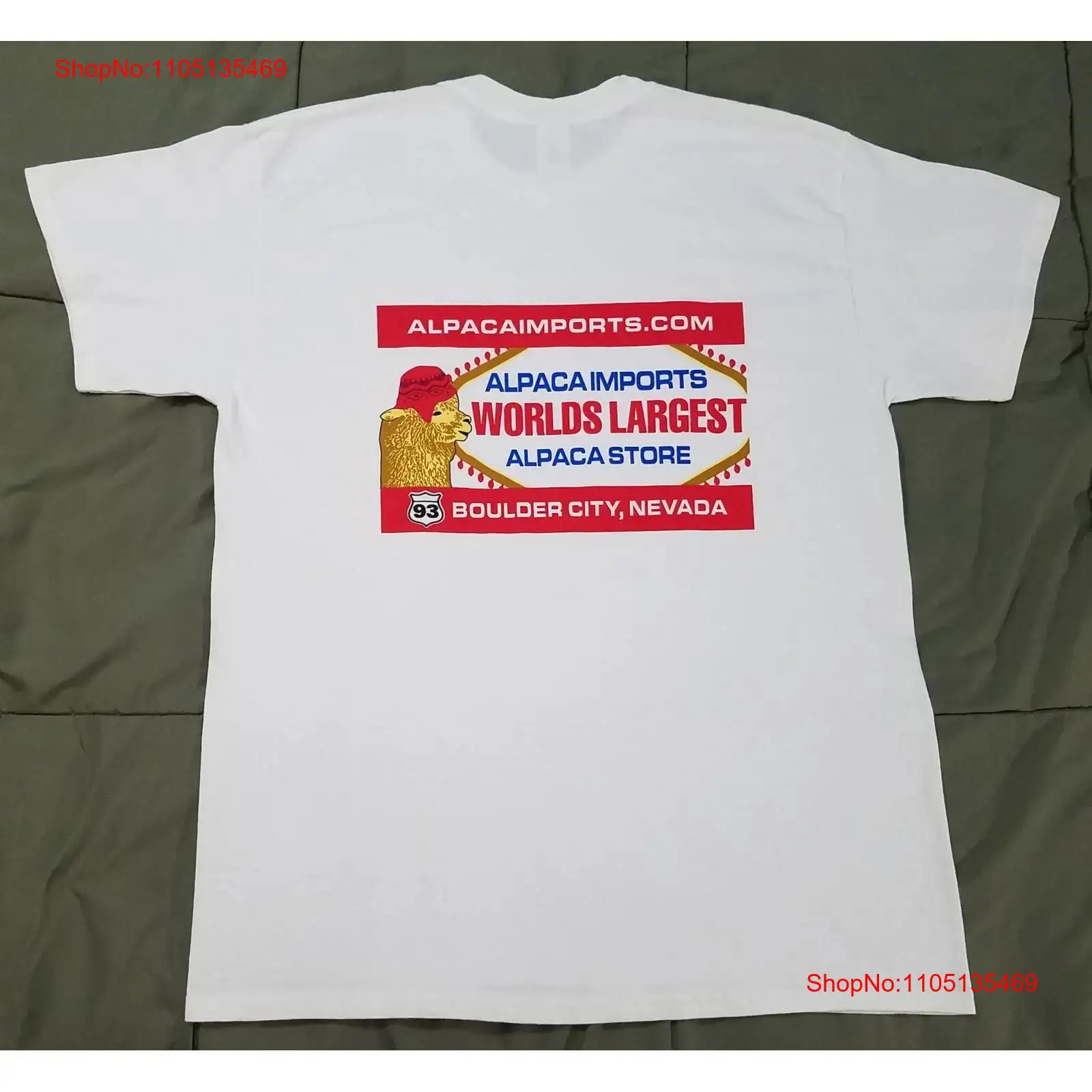 Vintage Fashion Store - Alpaca Imports Boulder City Nevada werknemersshirt