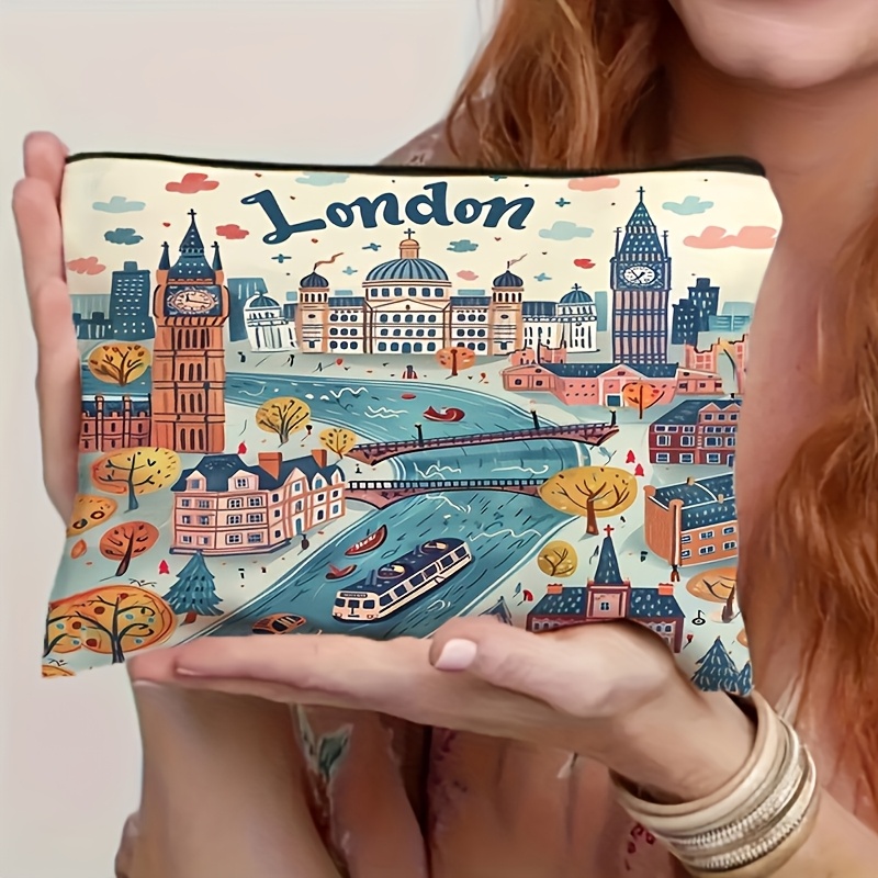 Vintage Fashion London - Reistoilettas voor dames met grote capaciteit,