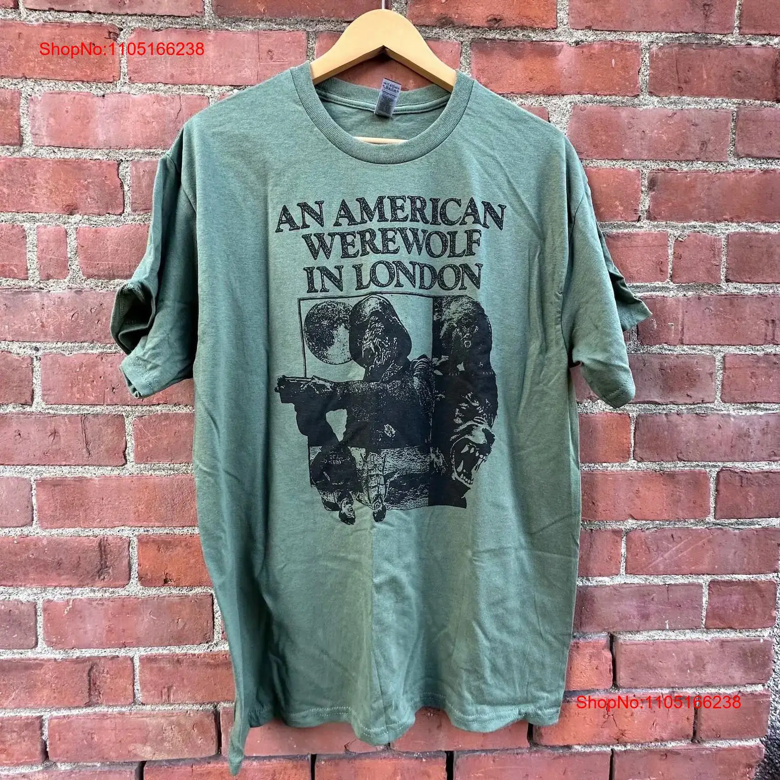 Vintage Fashion London - Een Amerikaanse weerwolf in Londen T-shirt