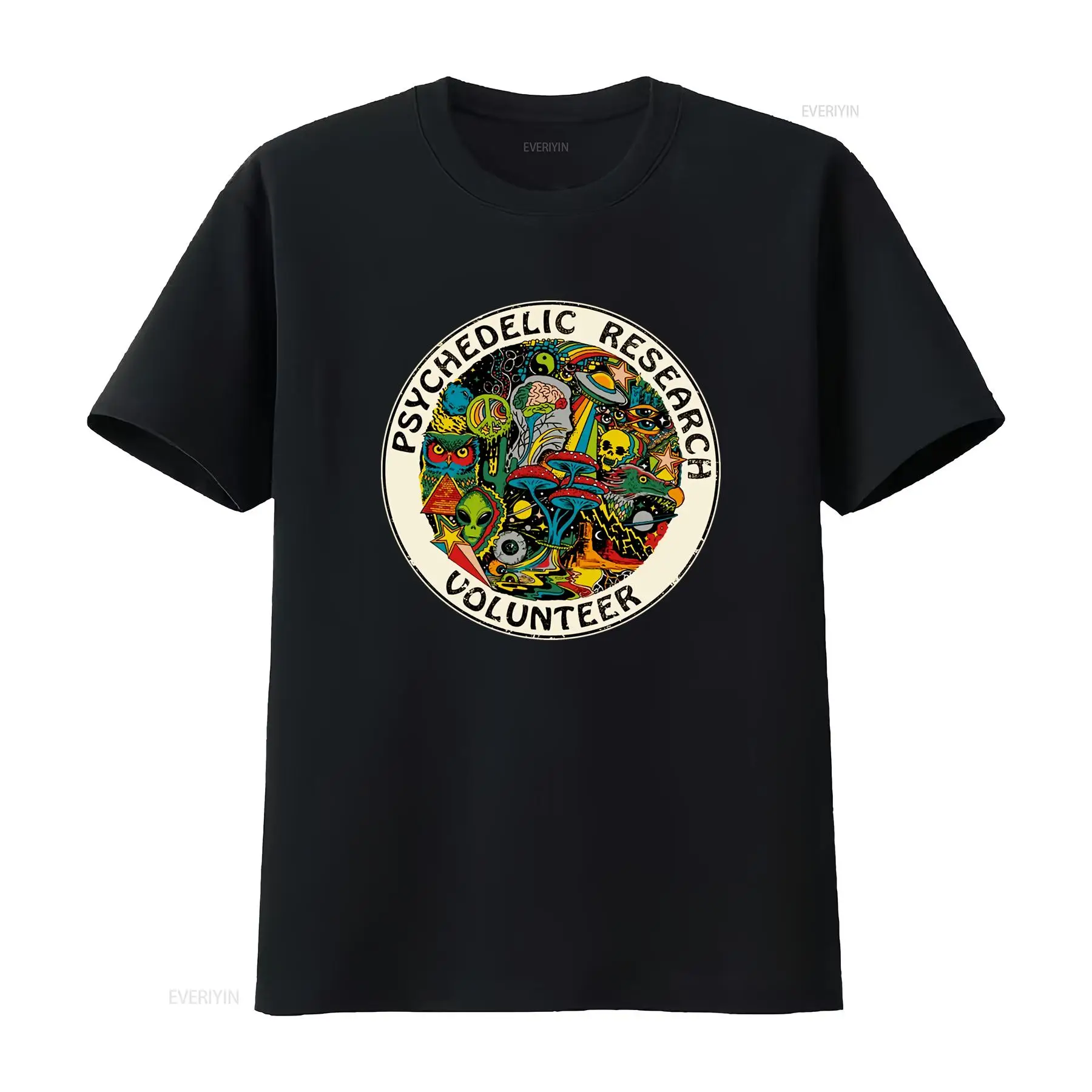 Vintage Fashion Research - Psychedelic Research Volunteer T-shirt Cool design