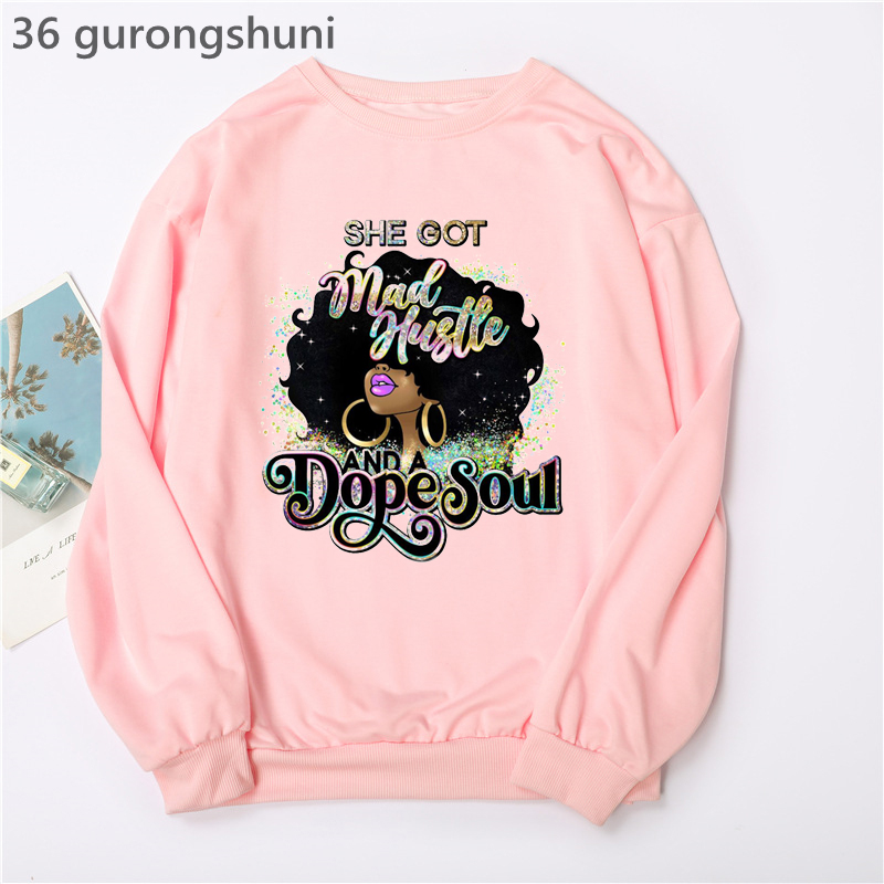 Turtleneck Knit 90S - Aquarel Zwart Meisje Magic Hoodies Vrouwen