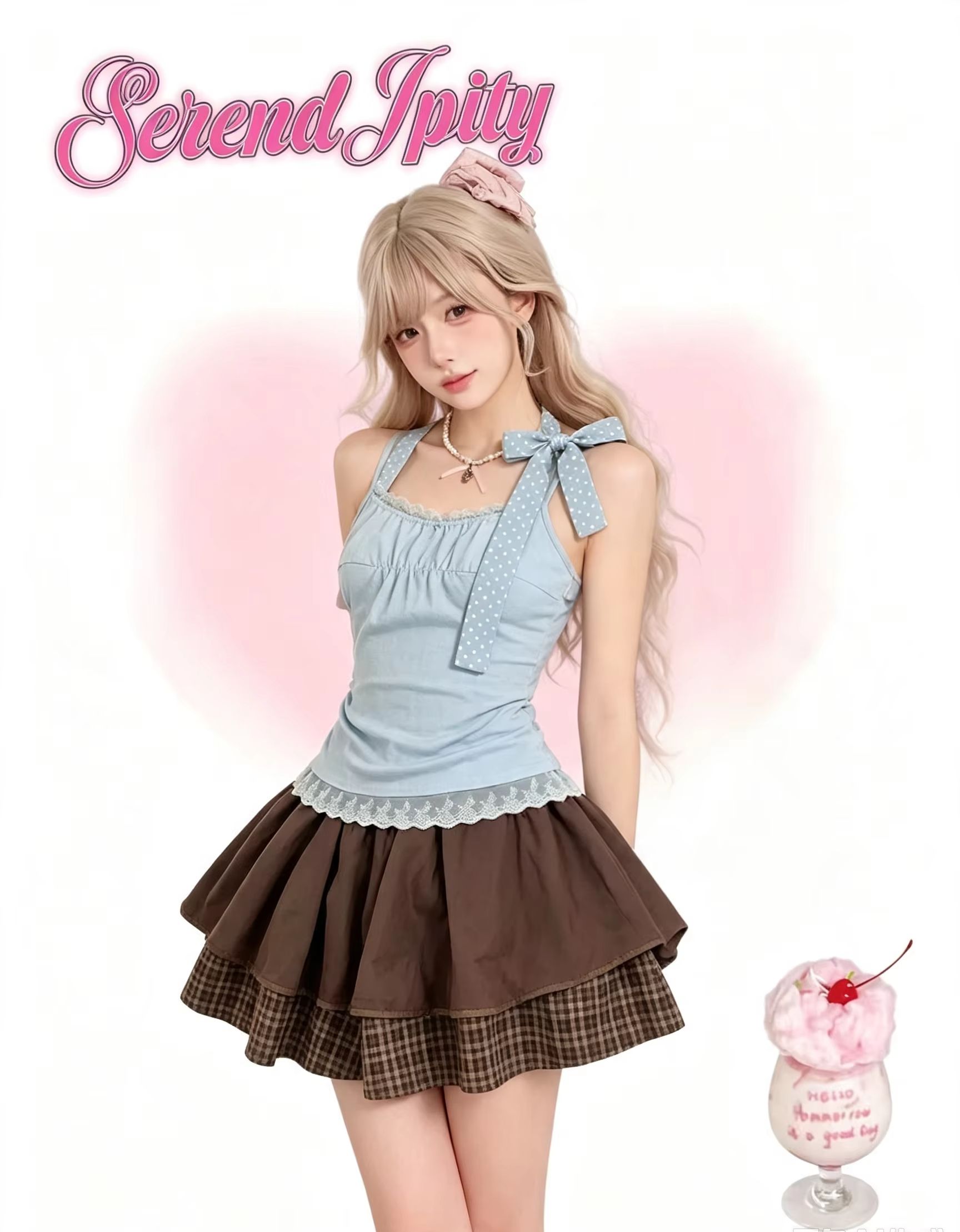 Vintage Fashion Pieces - Japanse Harajuku Y2K Vintage Sweet Lolita