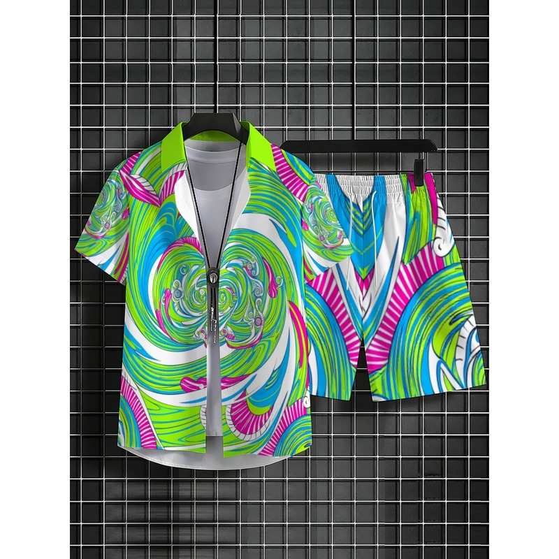 Geen textuur, swirl-print, zom - Printed Floral Shirt recensie en prijs