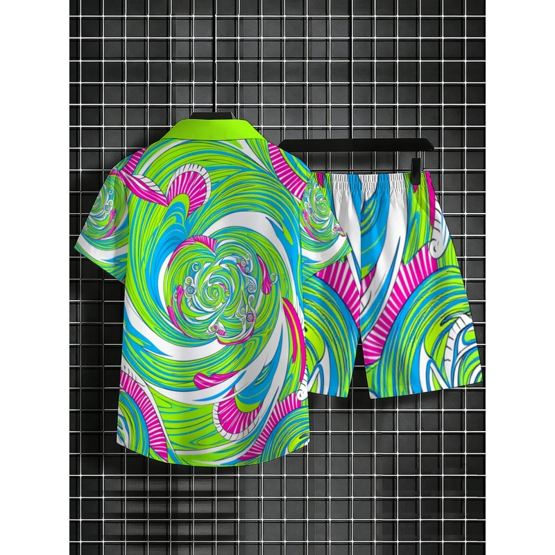 Geen textuur, swirl-print, zom - Printed Floral Shirt recensie en prijs