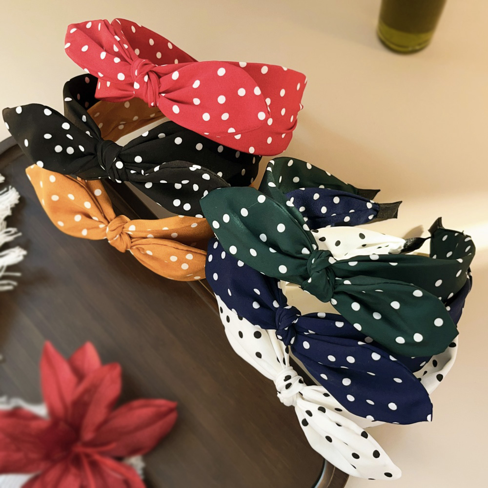 Boho Stippen Brede Haarbanden  - Vintage Fashion Wholesale recensie en prijs