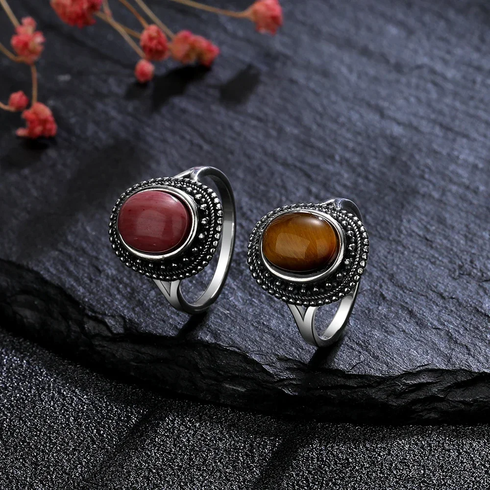 Zilveren Plaat Retro Ring Natu - Vintage Fashion Wholesale recensie en prijs