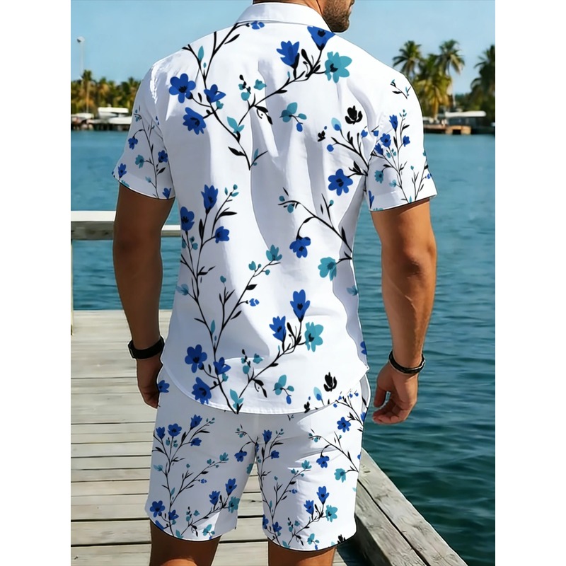 Herenset met bloemenprint, kor - Printed Floral Shirt recensie en prijs