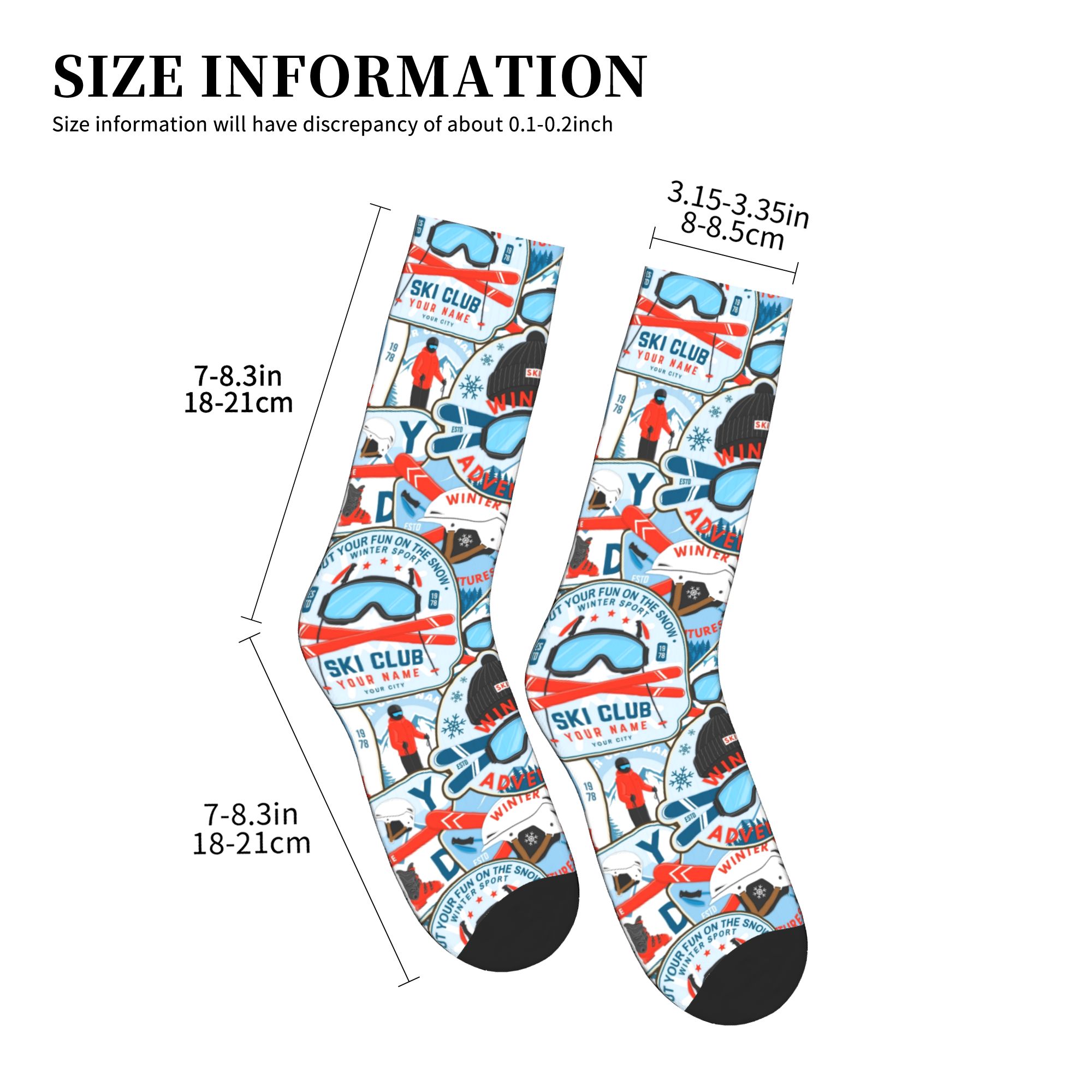 Vintage rood blauwe Ski Club n - Vintage Fashion For Men recensie en prijs