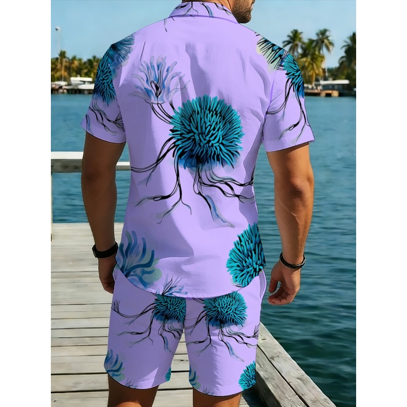 Heren Hawaiiaans overhemd en s - Printed Floral Shirt recensie en prijs