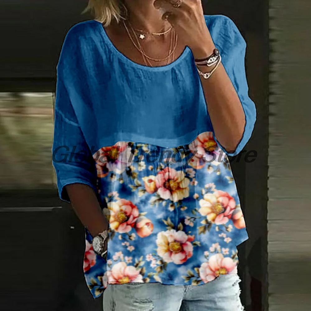 Casual damesblouse met bloemen - Printed Floral Shirt recensie en prijs