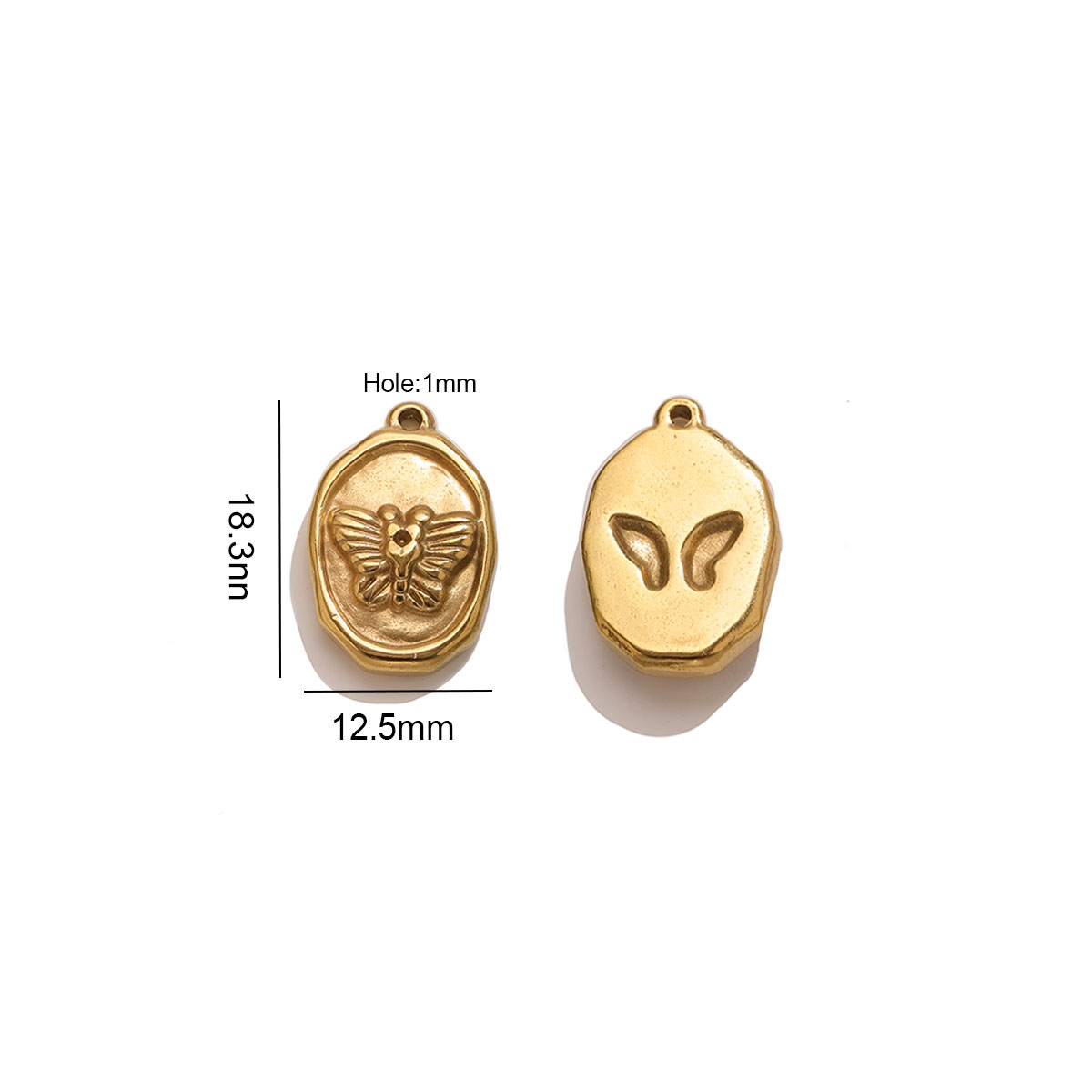6 stuks ovale insecten-vlinder - Vintage Fashion Wholesale recensie en prijs