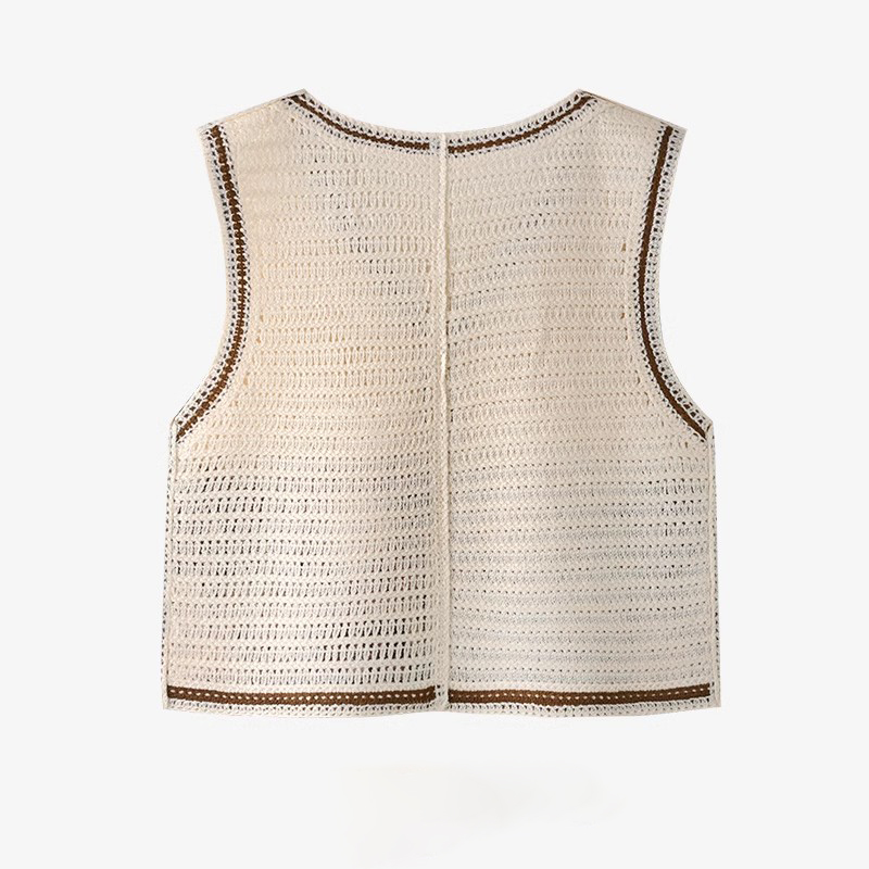 Oma vierkant gehaakt vest vrou - Crochet Top Boho recensie en prijs