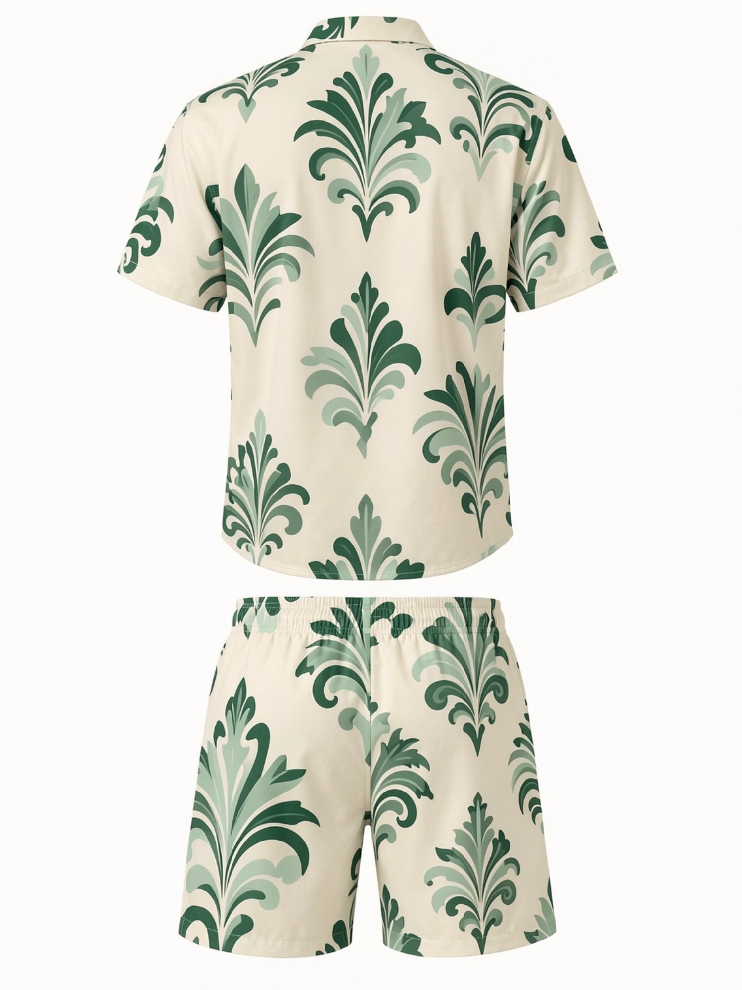 Heren bloemenhemd met korte mo - Printed Floral Shirt recensie en prijs