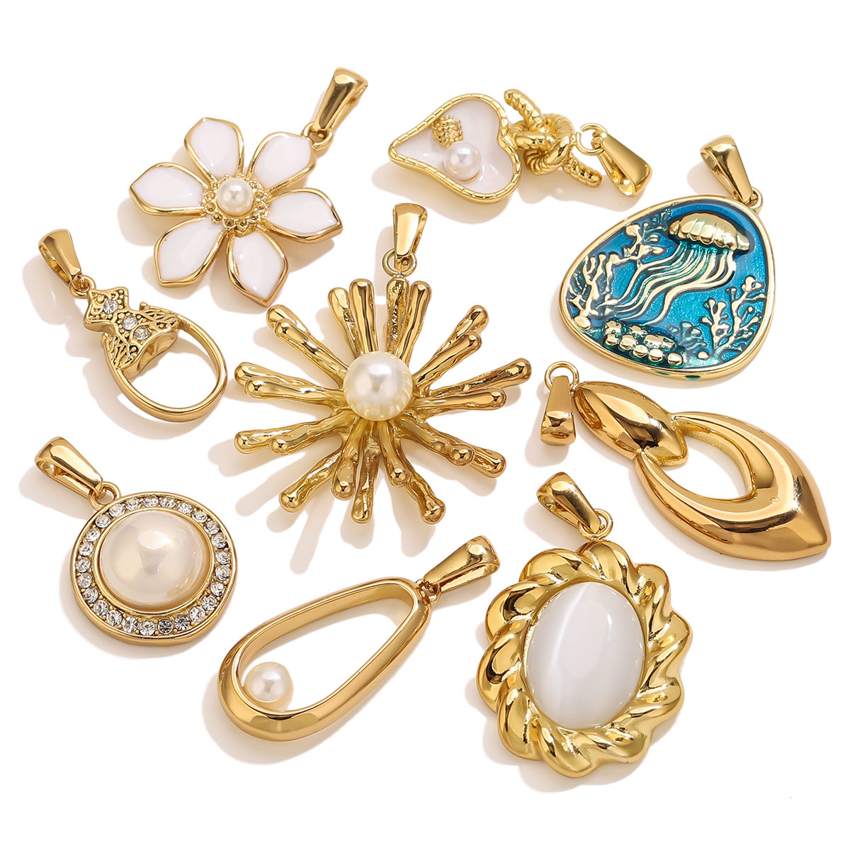 1 stuks 18K verguld roestvrijs - Vintage Fashion Jewelry recensie en prijs