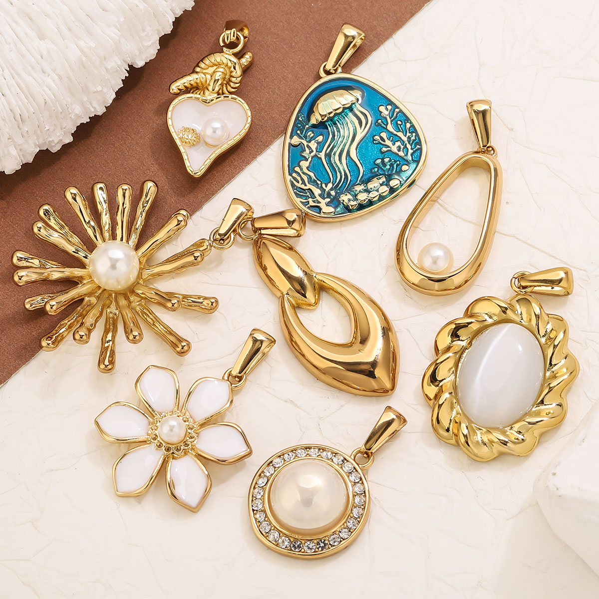 1 stuks 18K verguld roestvrijs - Vintage Fashion Jewelry recensie en prijs