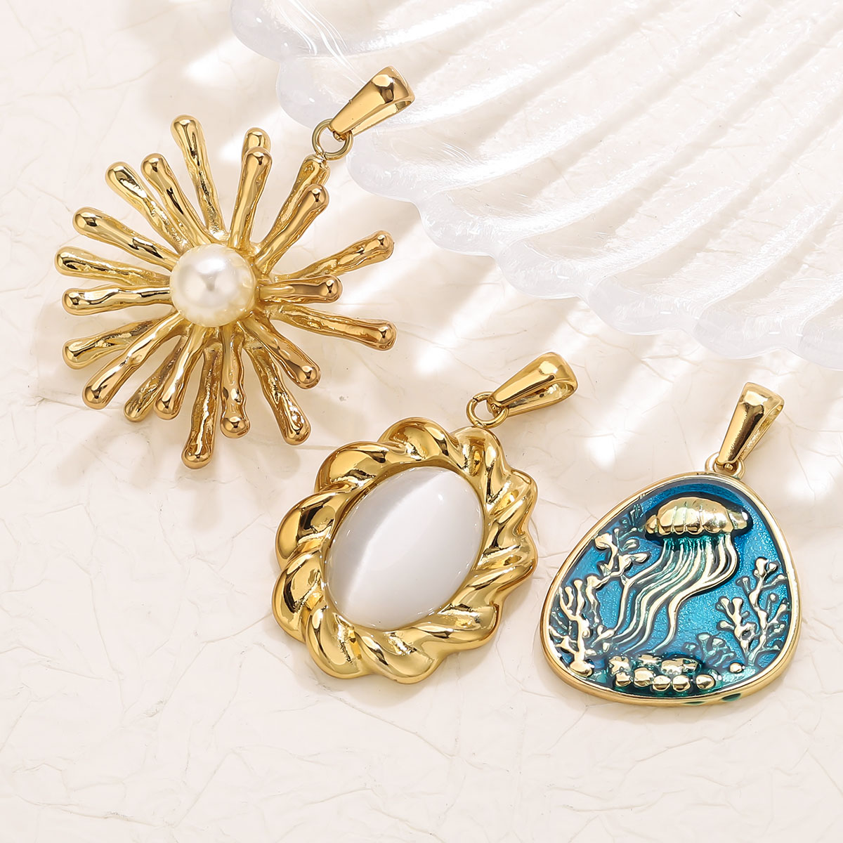 1 stuks 18K verguld roestvrijs - Vintage Fashion Jewelry recensie en prijs