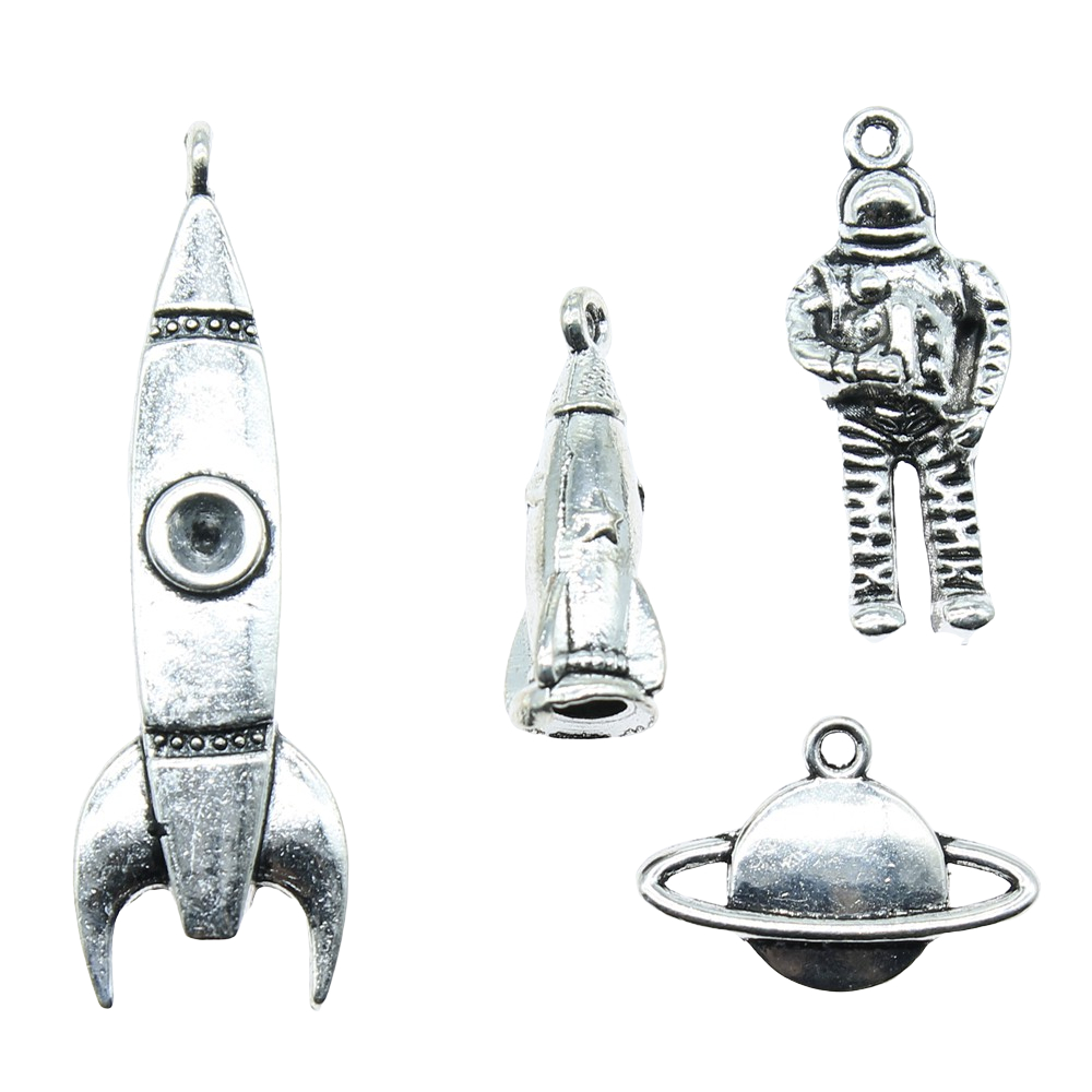 10st Charms Raket Antiek Zilve - Vintage Fashion Wholesale recensie en prijs