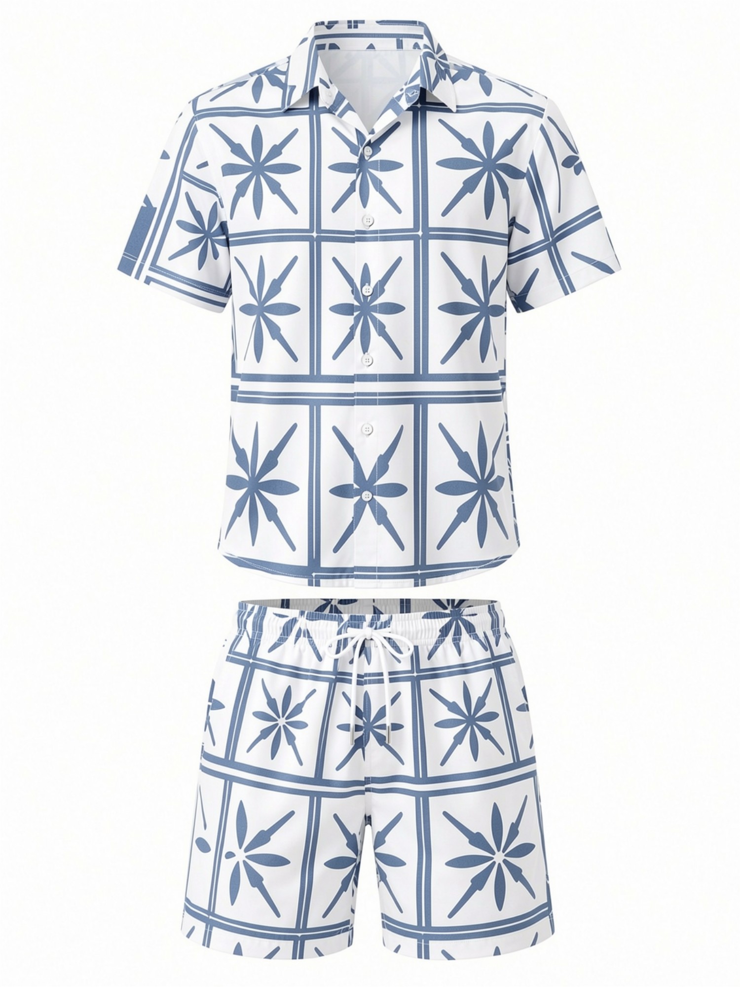 Heren overhemd met korte mouwe - Printed Floral Shirt recensie en prijs