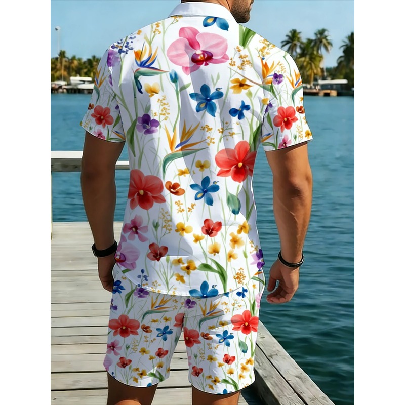 Herens zomerset met bloemenpri - Printed Floral Shirt recensie en prijs