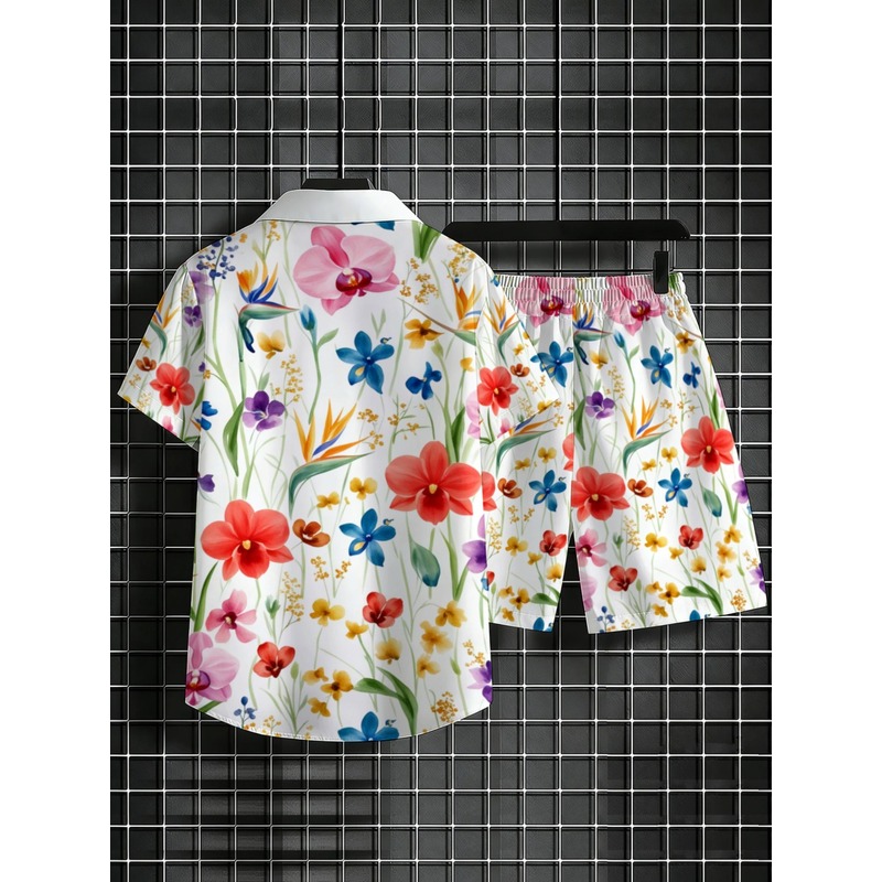 Herens zomerset met bloemenpri - Printed Floral Shirt recensie en prijs