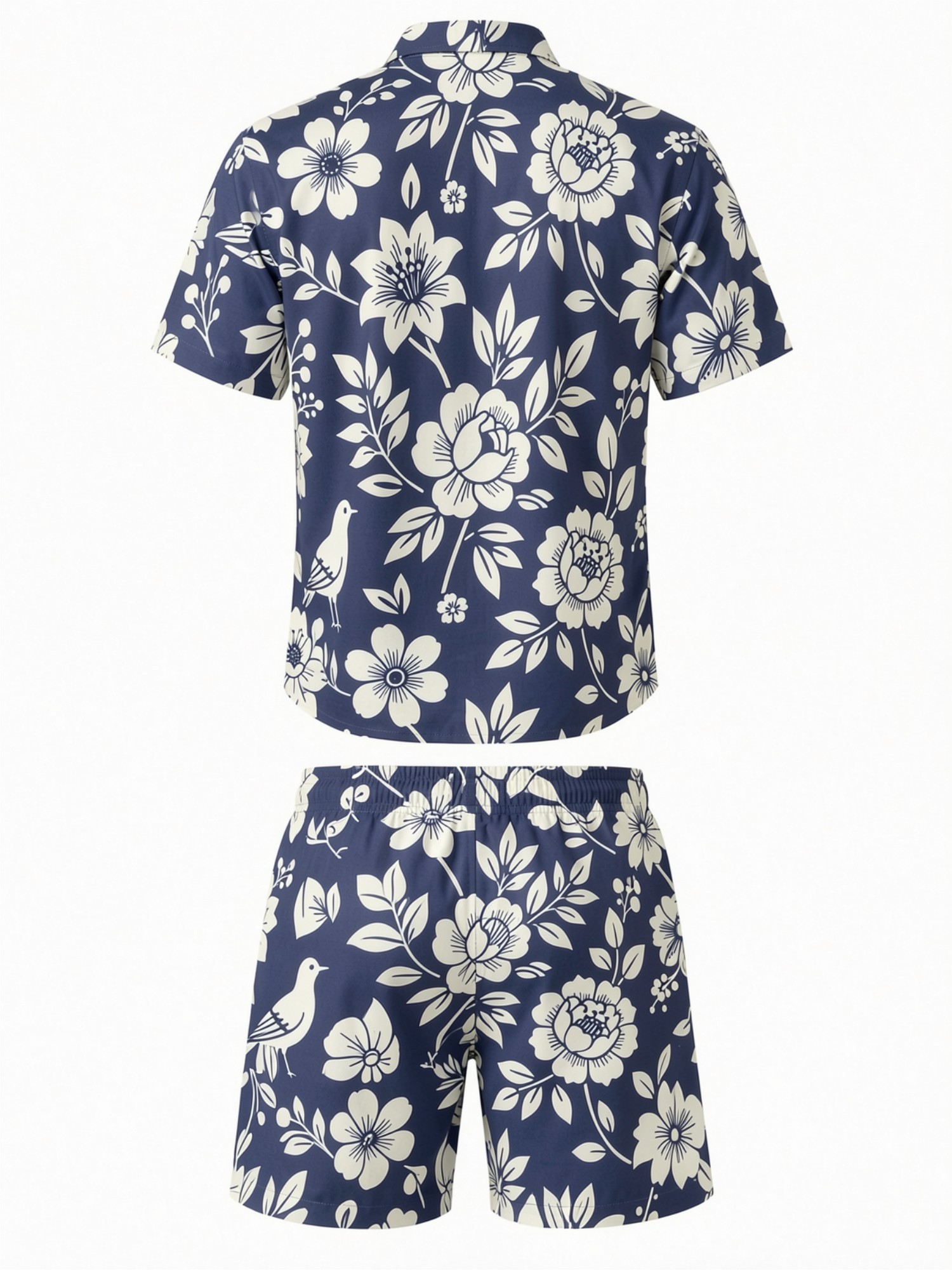 Heren bloemenhemd met korte mo - Printed Floral Shirt recensie en prijs