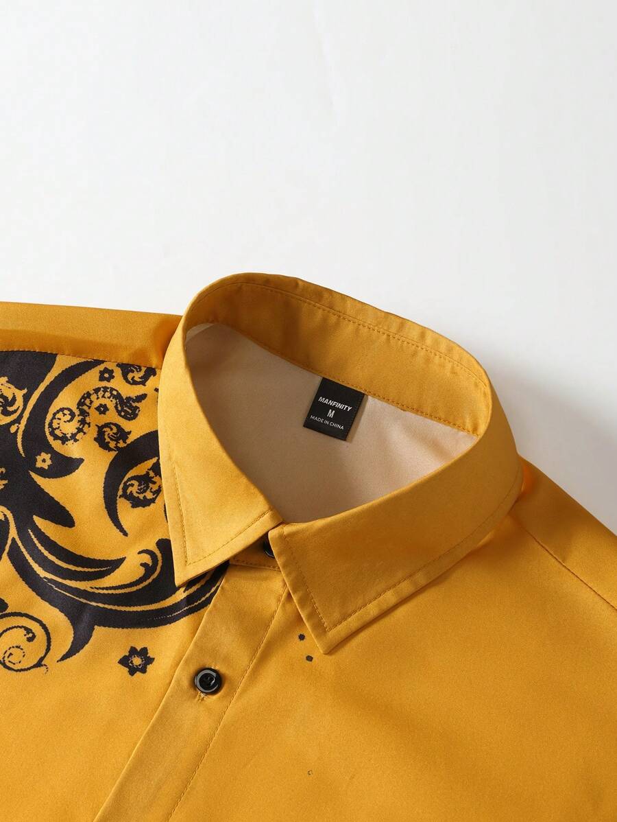 Manfinity Homme Heren Casual R - Printed Floral Shirt recensie en prijs