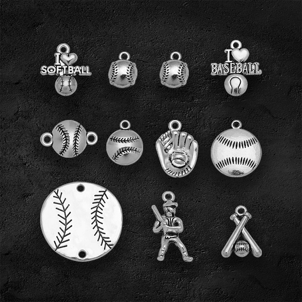 Oud Zilver I Love Softball Cha - Vintage Fashion Resale recensie en prijs