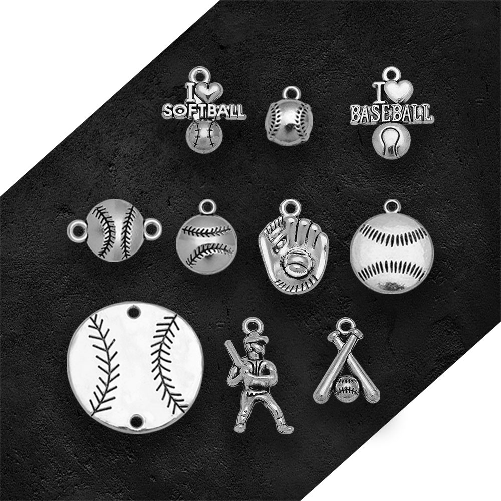 Oud Zilver I Love Softball Cha - Vintage Fashion Resale recensie en prijs