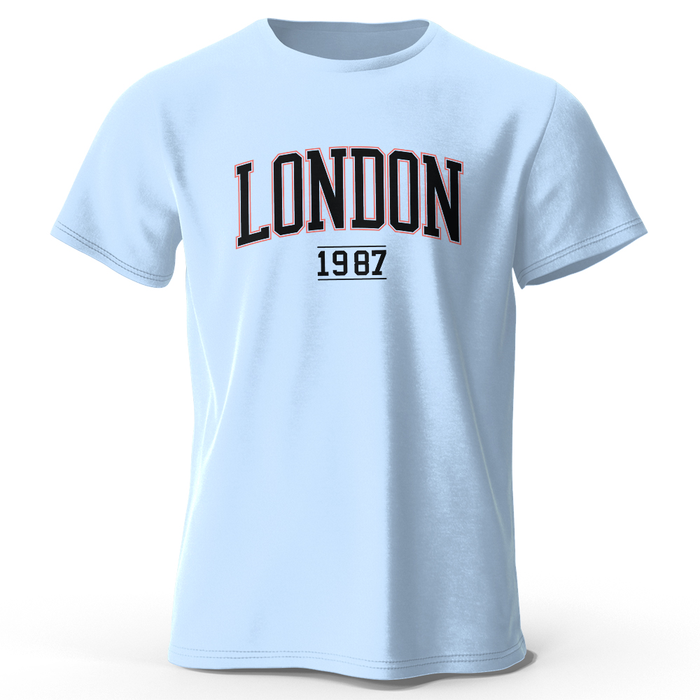 Heren Londen 1987 Vintage T-sh - Vintage Fashion London recensie en prijs