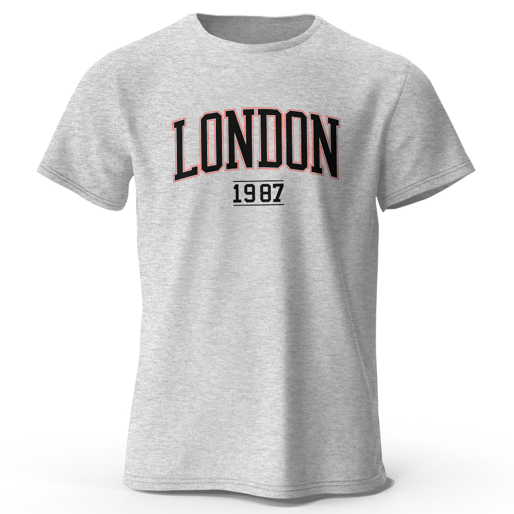 Heren Londen 1987 Vintage T-sh - Vintage Fashion London recensie en prijs