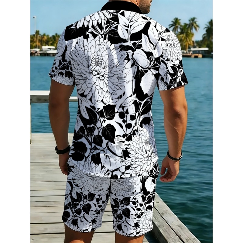 Heren overhemdset met bloemenp - Printed Floral Shirt recensie en prijs