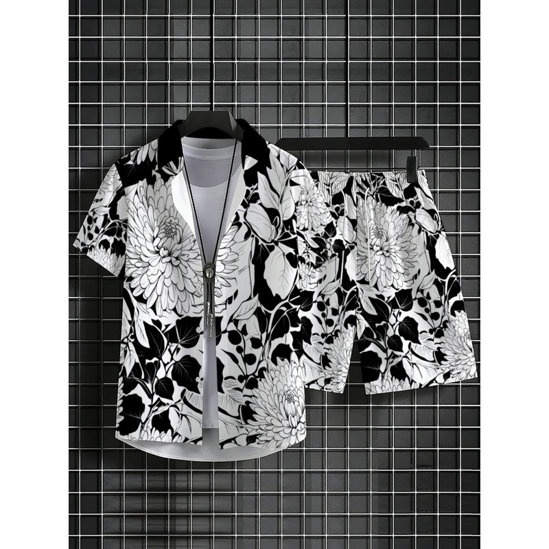 Heren overhemdset met bloemenp - Printed Floral Shirt recensie en prijs