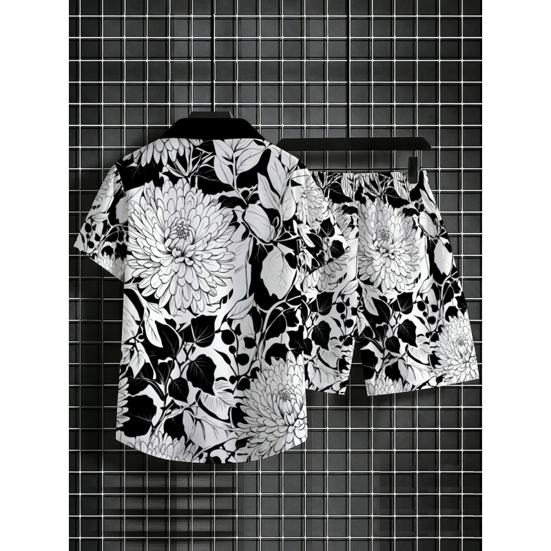 Heren overhemdset met bloemenp - Printed Floral Shirt recensie en prijs