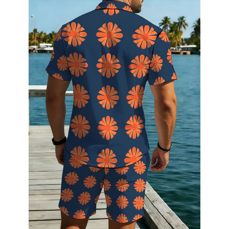 herenshirt met korte mouwen en - Printed Floral Shirt recensie en prijs