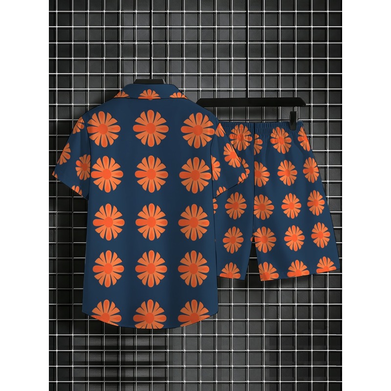 herenshirt met korte mouwen en - Printed Floral Shirt recensie en prijs
