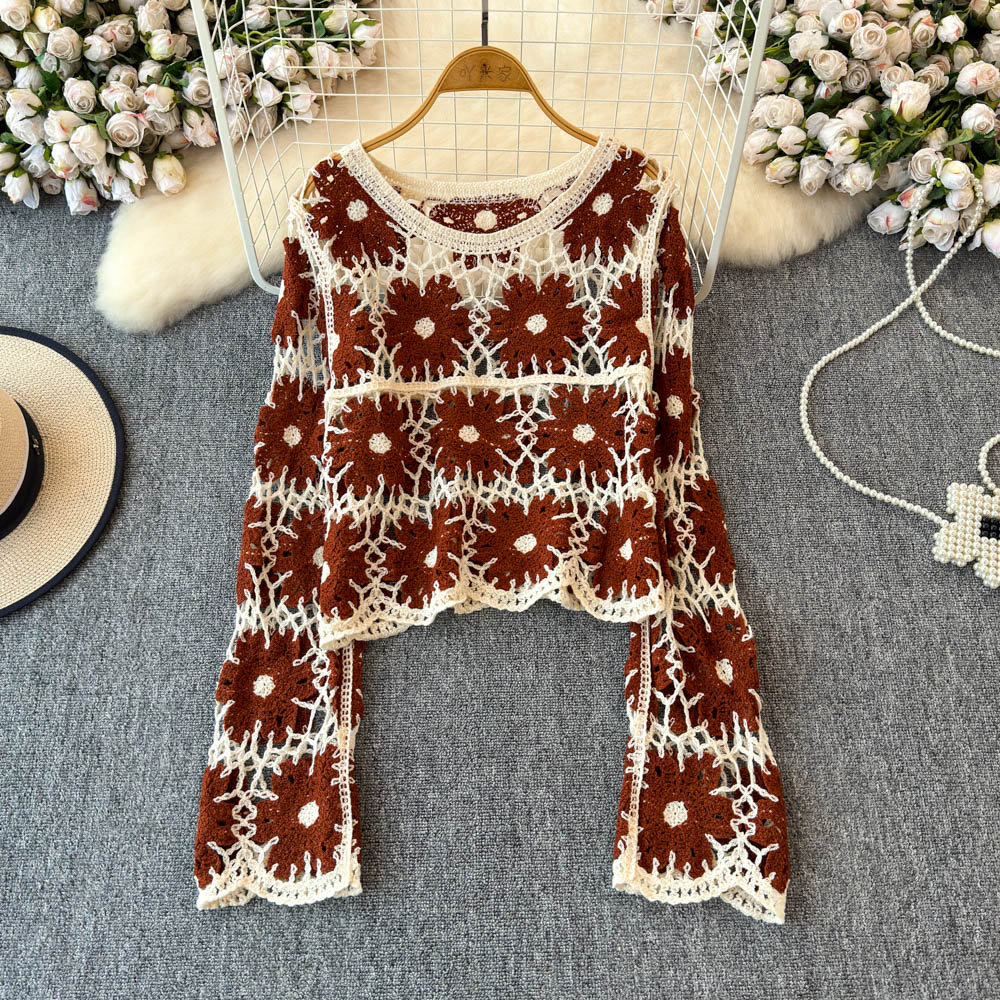 Bloemenkroes top voor dames, l - Crochet Top Boho recensie en prijs