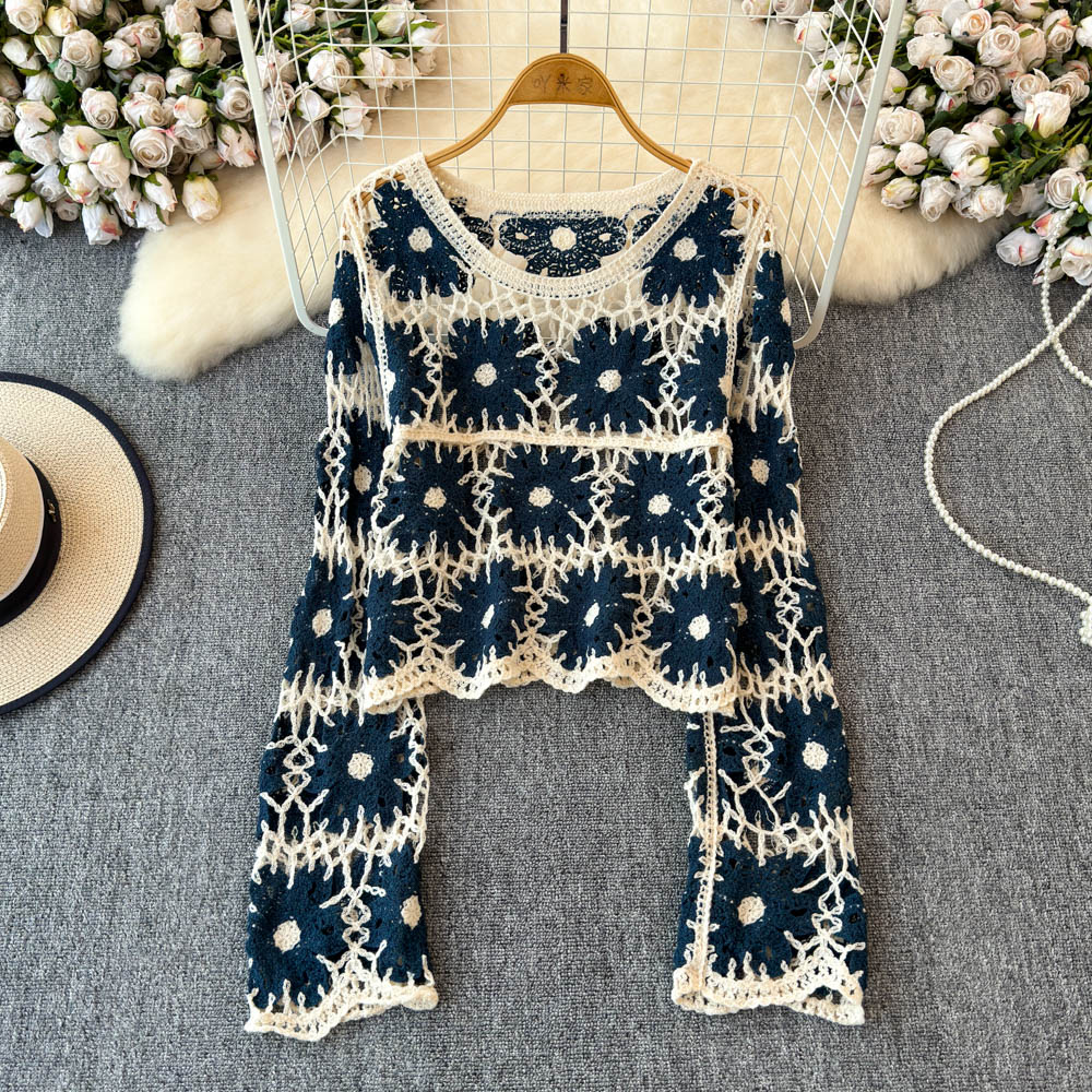 Bloemenkroes top voor dames, l - Crochet Top Boho recensie en prijs