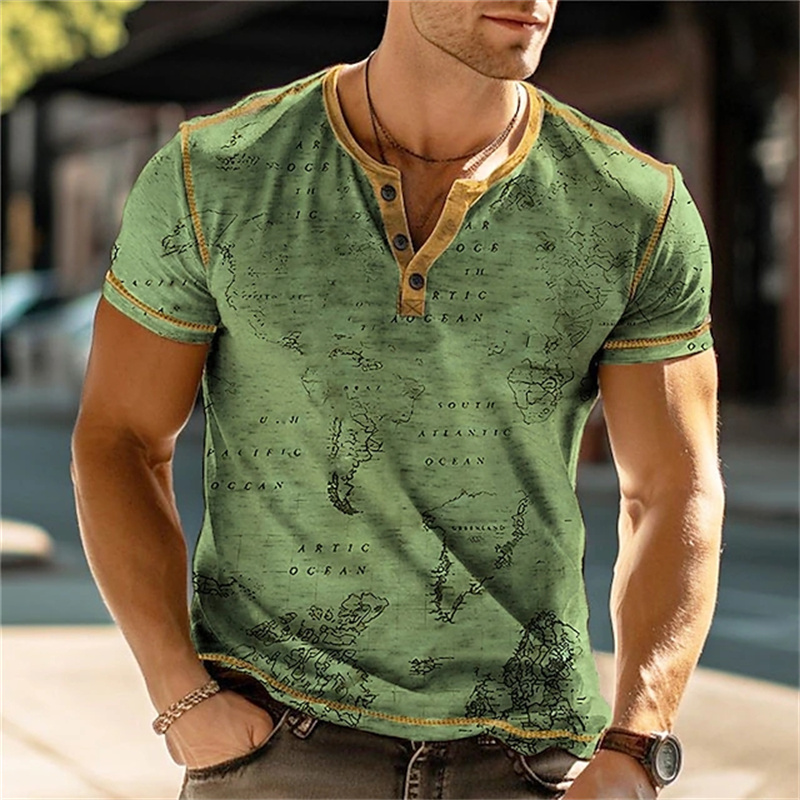 Herenshirts Henry, grappige 3D - Vintage Fashion For Men recensie en prijs