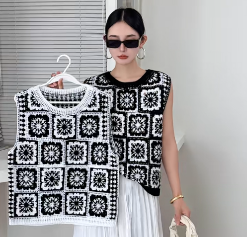 Granny Square gehaakt topje zo - Crochet Top Boho recensie en prijs