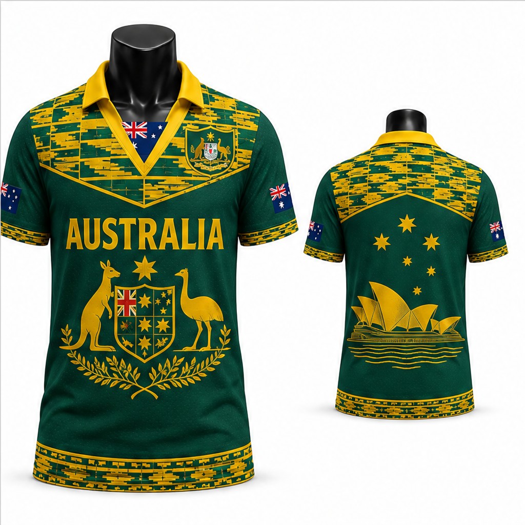 Herenshirt Australië met sierl - Vintage Fashion Australia recensie en prijs