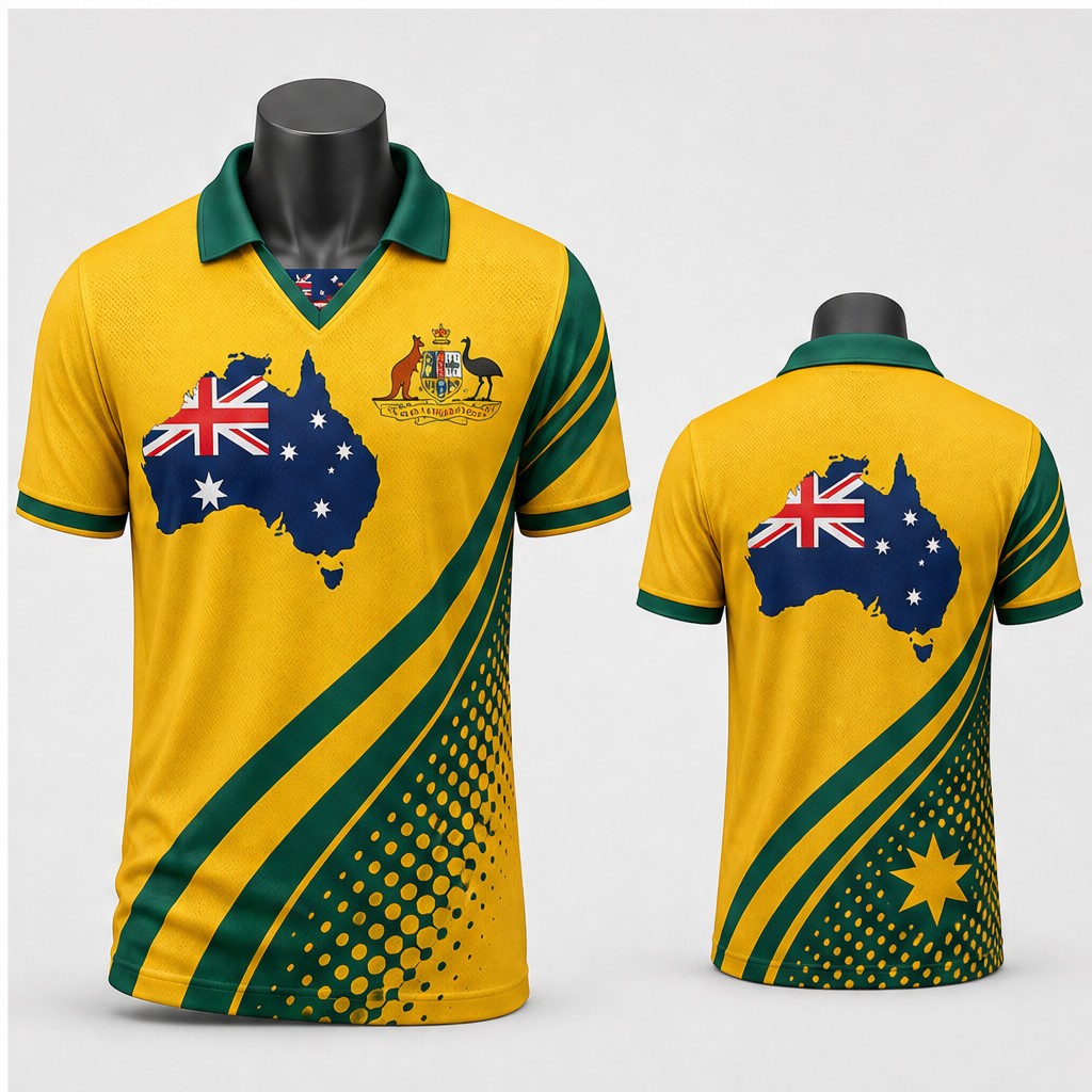 Herenshirt Australië met sierl - Vintage Fashion Australia recensie en prijs