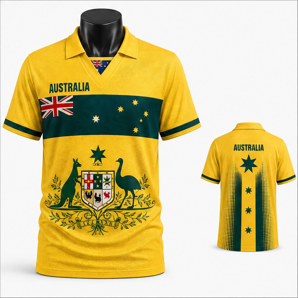 Herenshirt Australië met sierl - Vintage Fashion Australia recensie en prijs